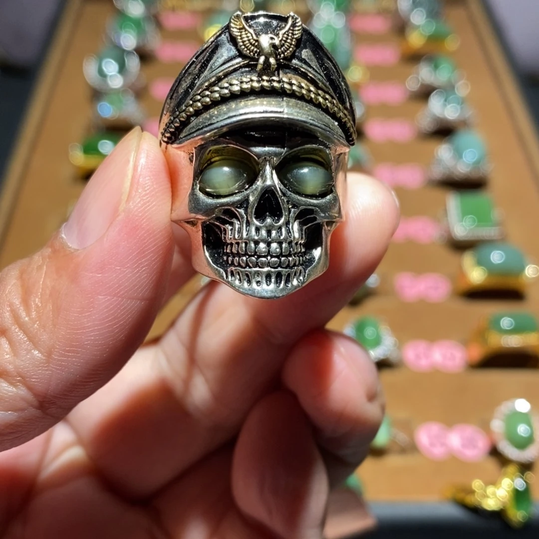 和田玉未镶嵌戒指