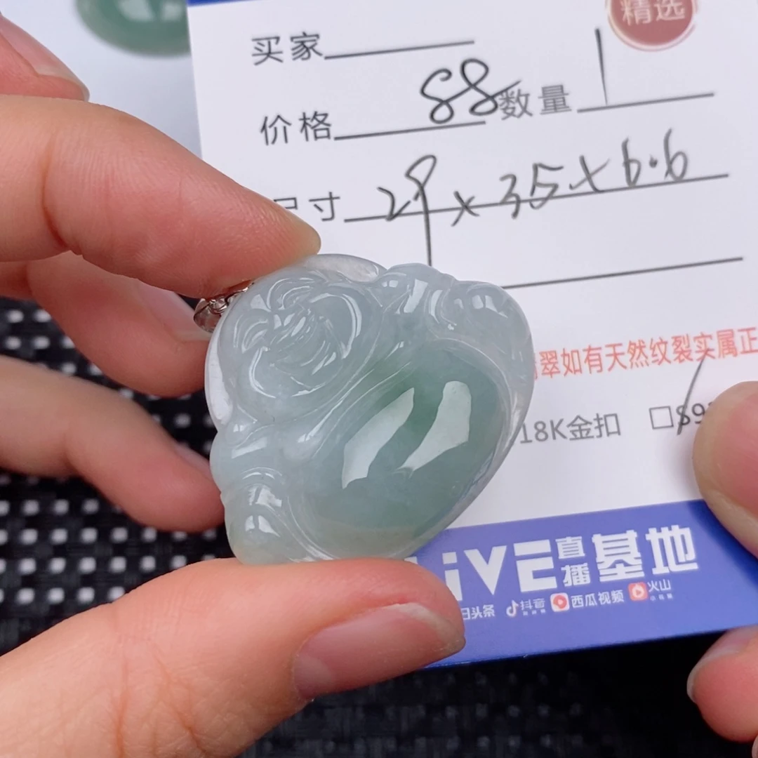 翡翠银S925镶嵌颈饰