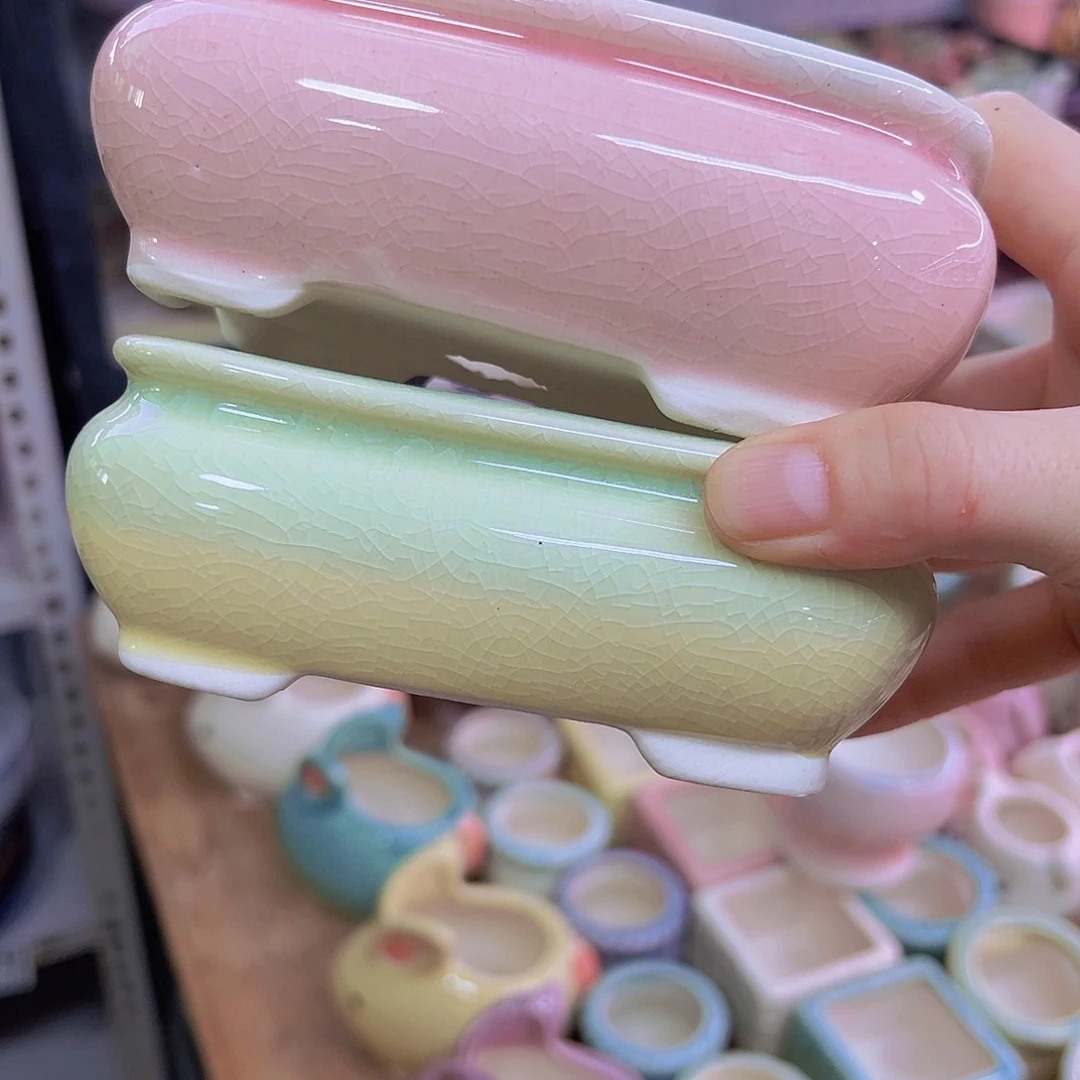 陶瓷花盆当场满12包邮