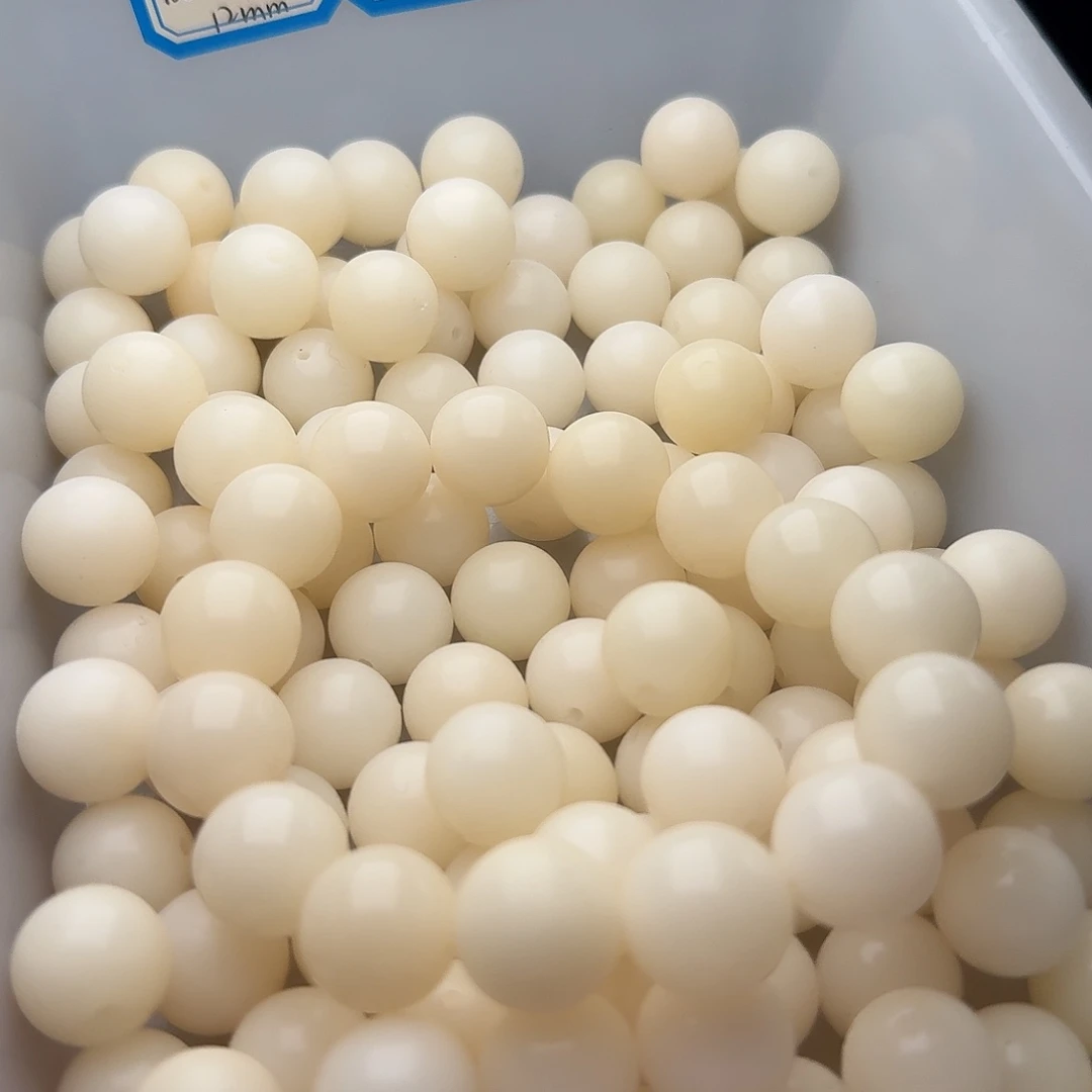 吊坠菩提根/象牙果50颗白圆15
