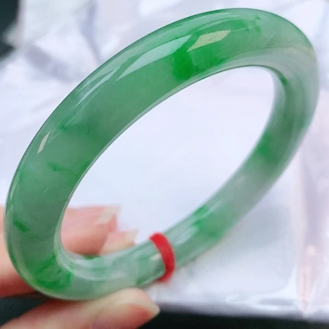 未镶嵌手镯翡翠54圆条882868