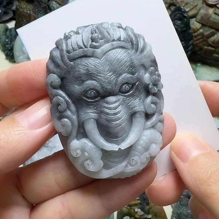风****定制翡翠未镶嵌毛货