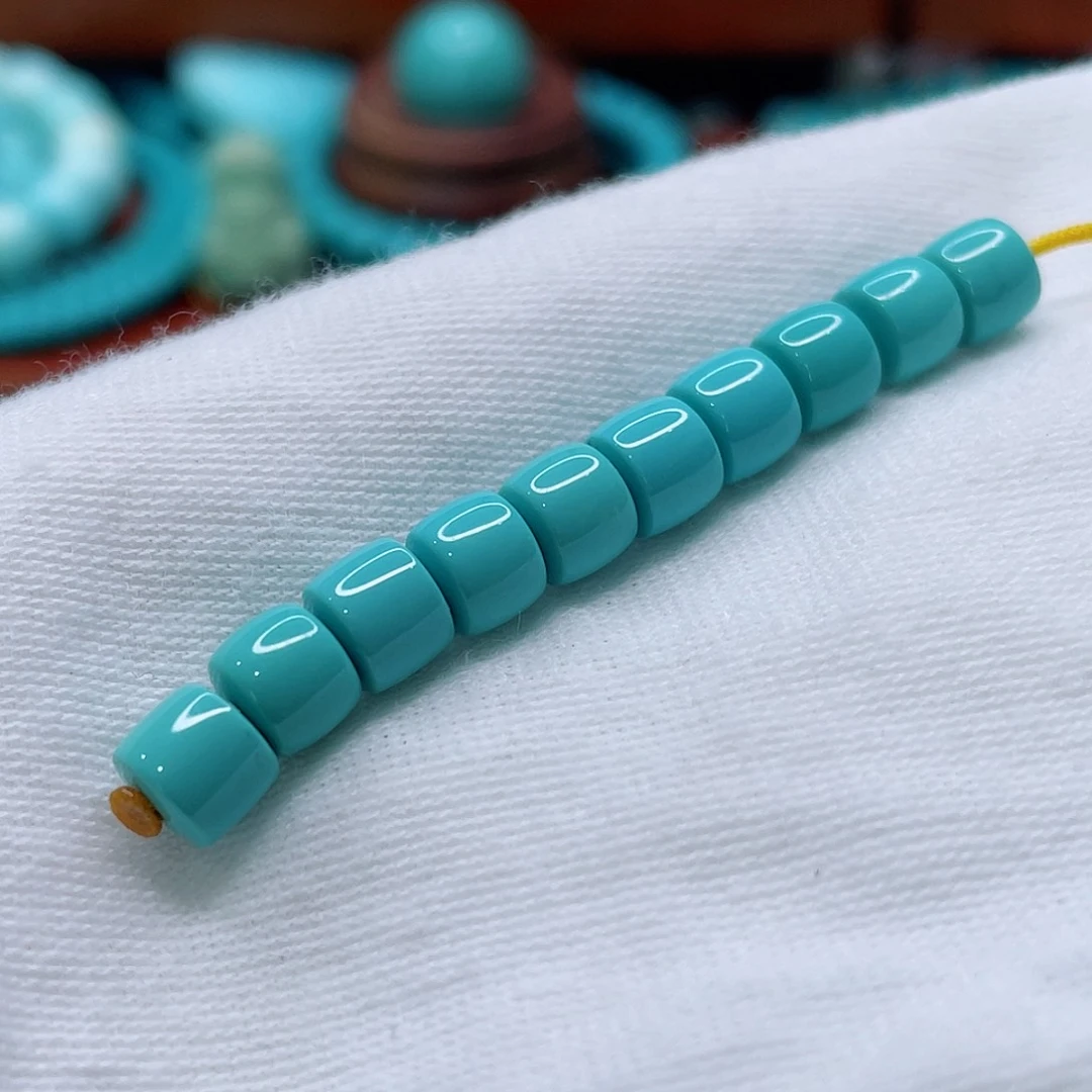 绿松石未镶嵌珠宝半成品四*娘