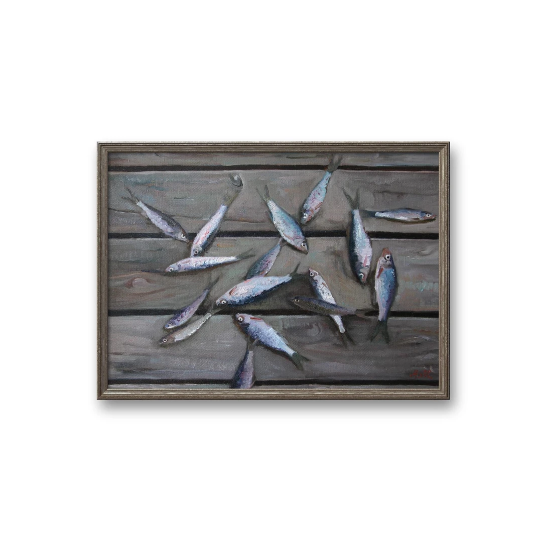 俄罗斯原创手绘油画安东《我的收获》51*61cm 2008年客厅卧室书房