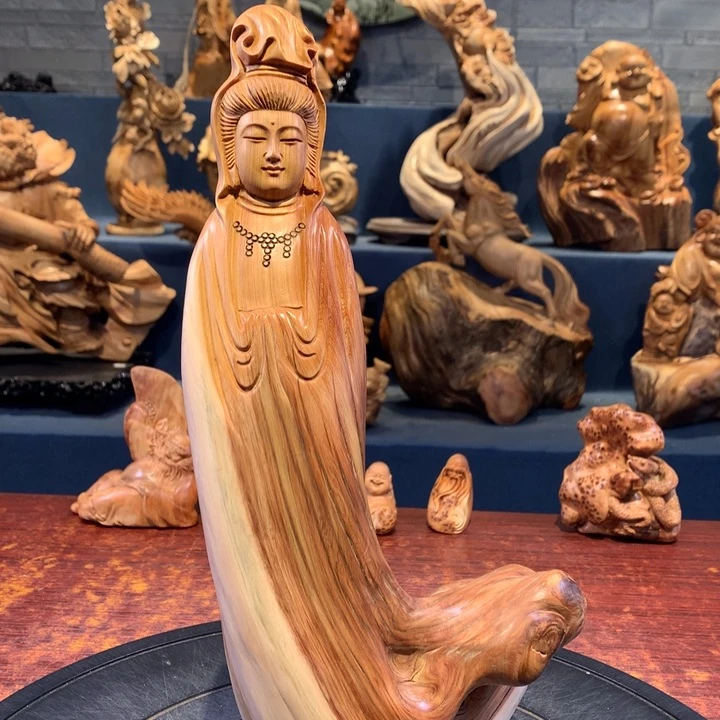 柏木（崖柏）根雕摆件