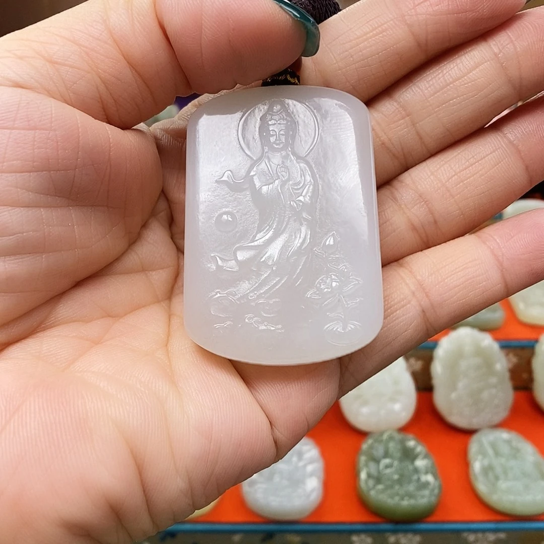 颈饰未镶嵌和田玉十***口