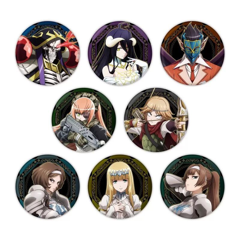 正版日谷【OVERLORD】不死者之王剧场版系列盲盒吧唧徽章（默认代开）