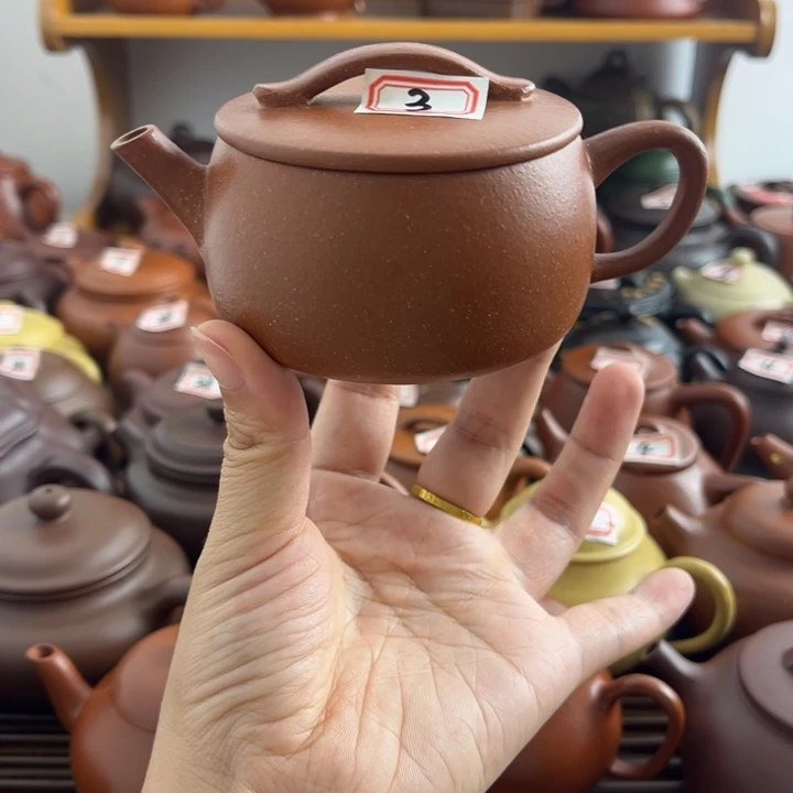茶壶紫砂150cc降坡半手微瑕