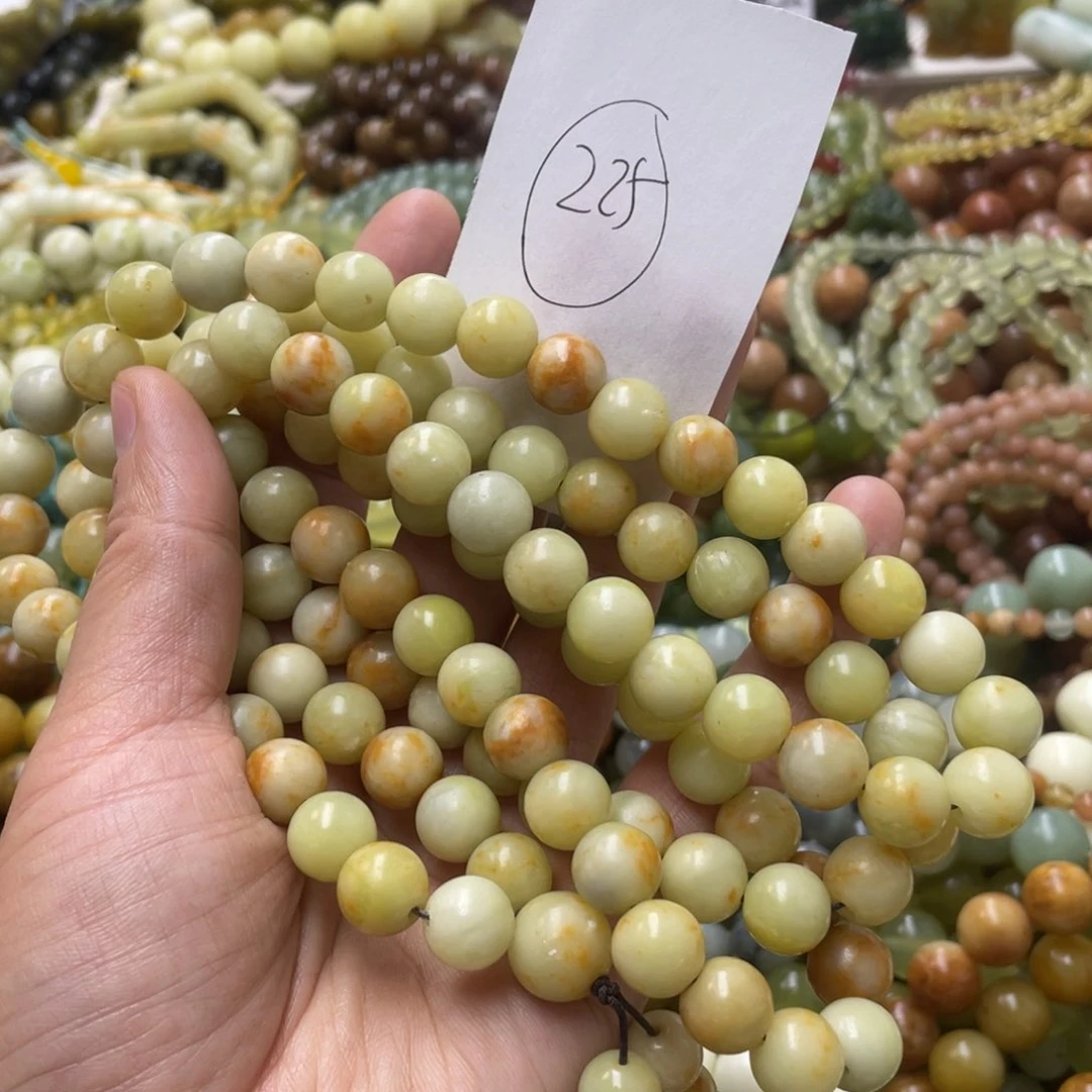 蛇纹石玉手链未镶嵌