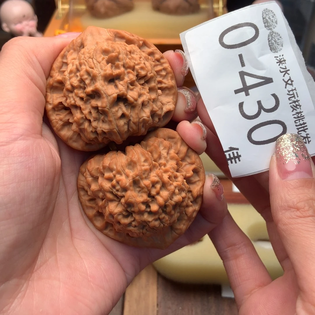 文玩核桃把件49官帽