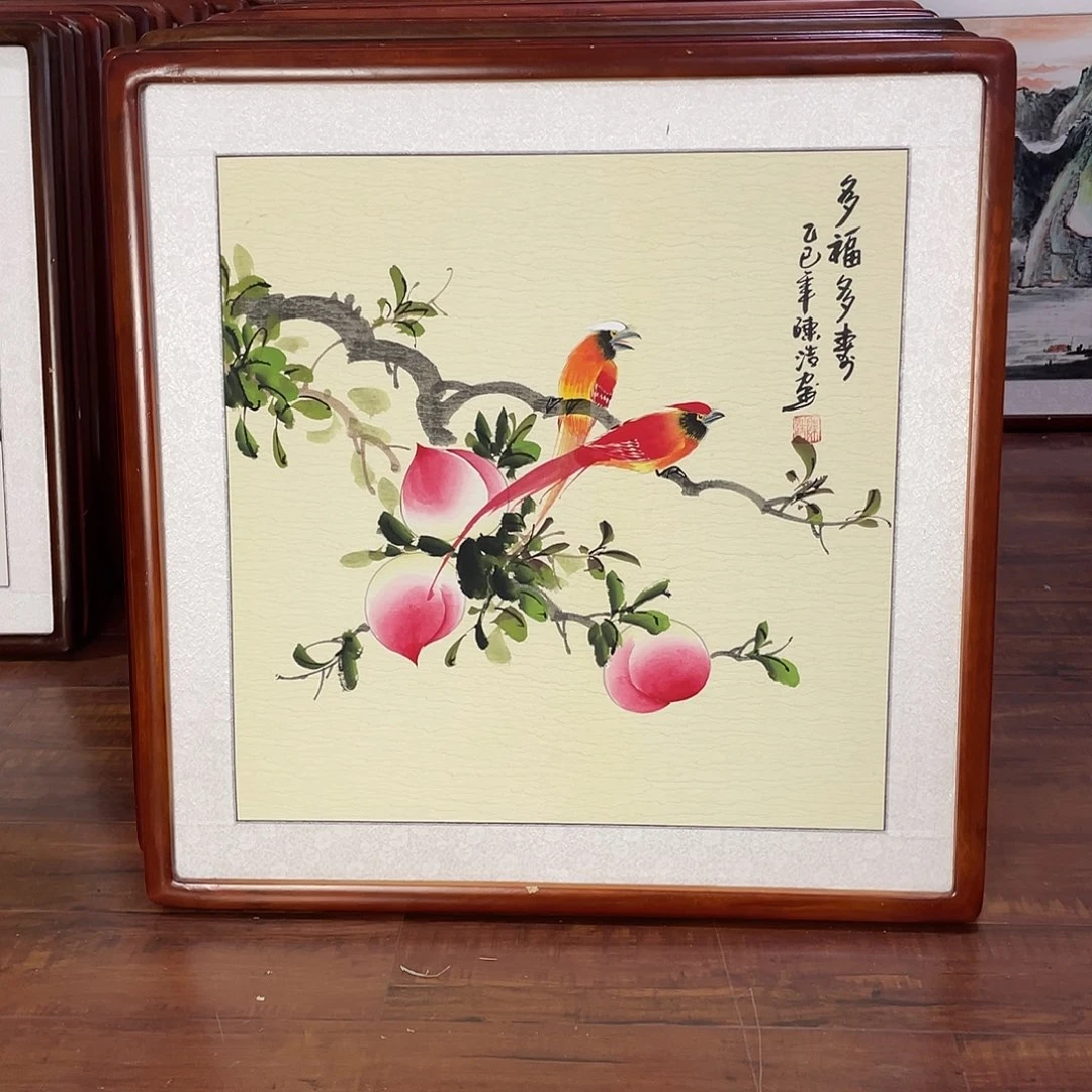 国画带框尺寸63*63厘米