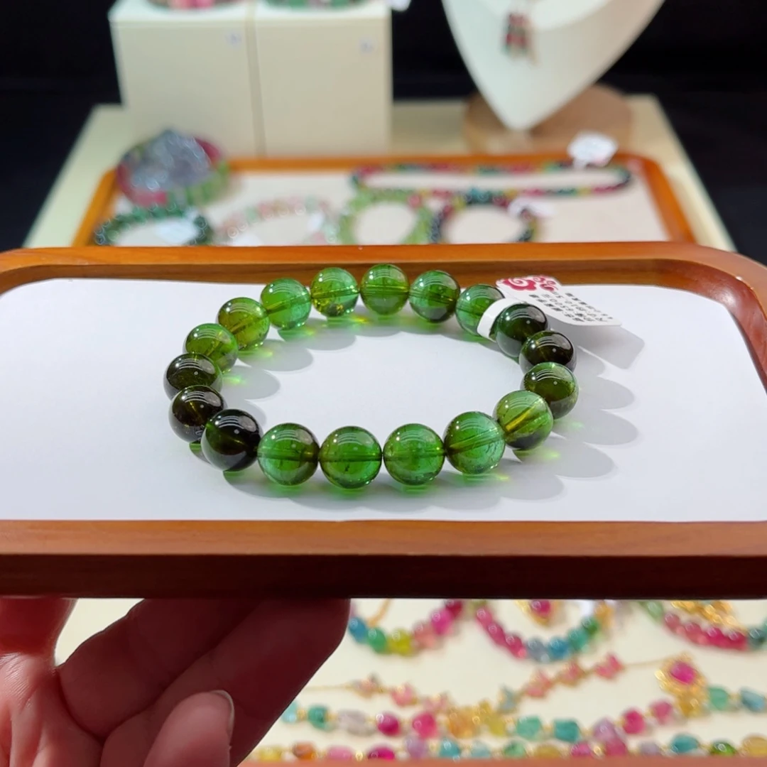 碧玺手串未镶嵌手串