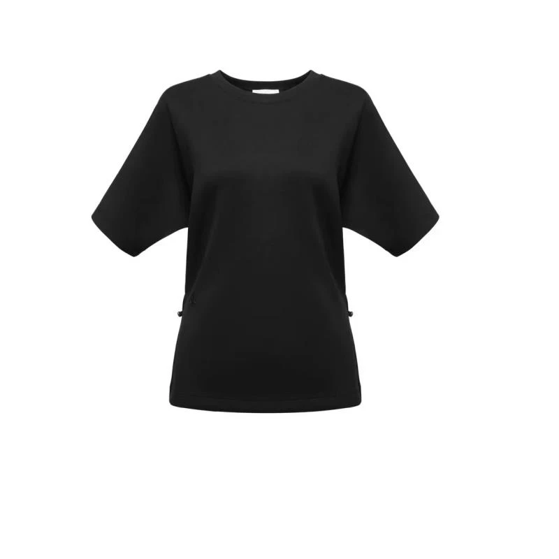 25s短袖气质纯色短袖（EGKEA5321A）黑色【154】