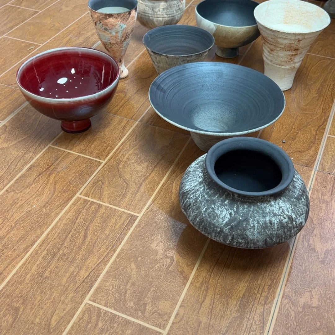 E***n8个景德镇手工花盆
