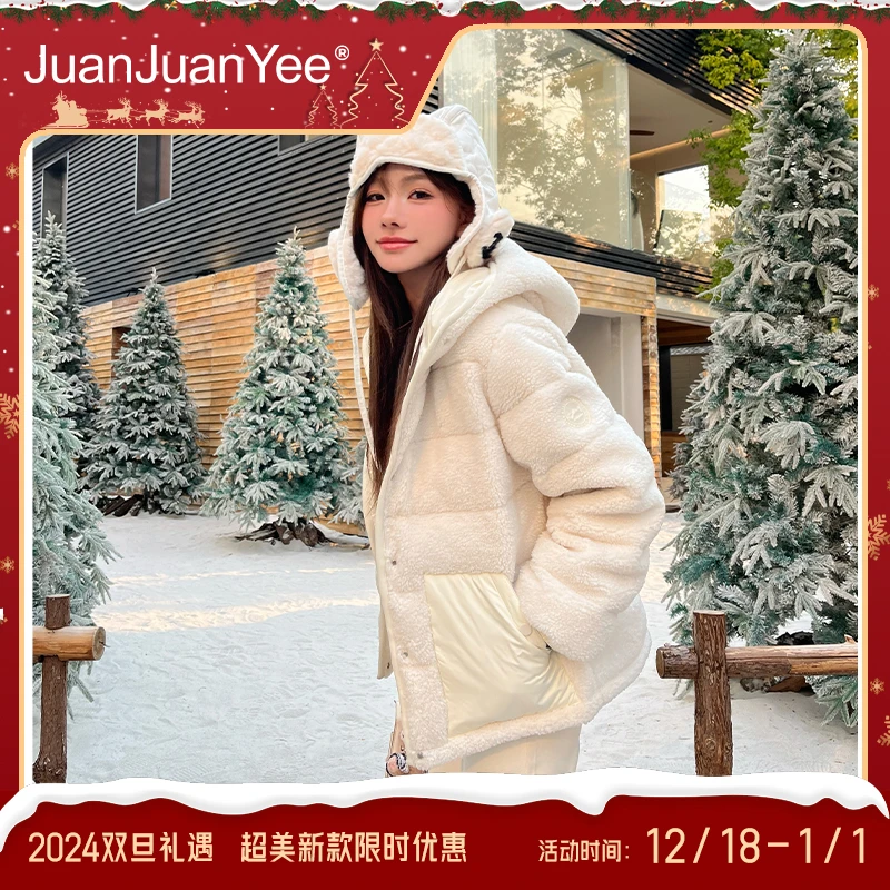 juanjuanyee12.18【小蒙包】M*oncler 定制泰迪摇绒羽绒服保暖外套