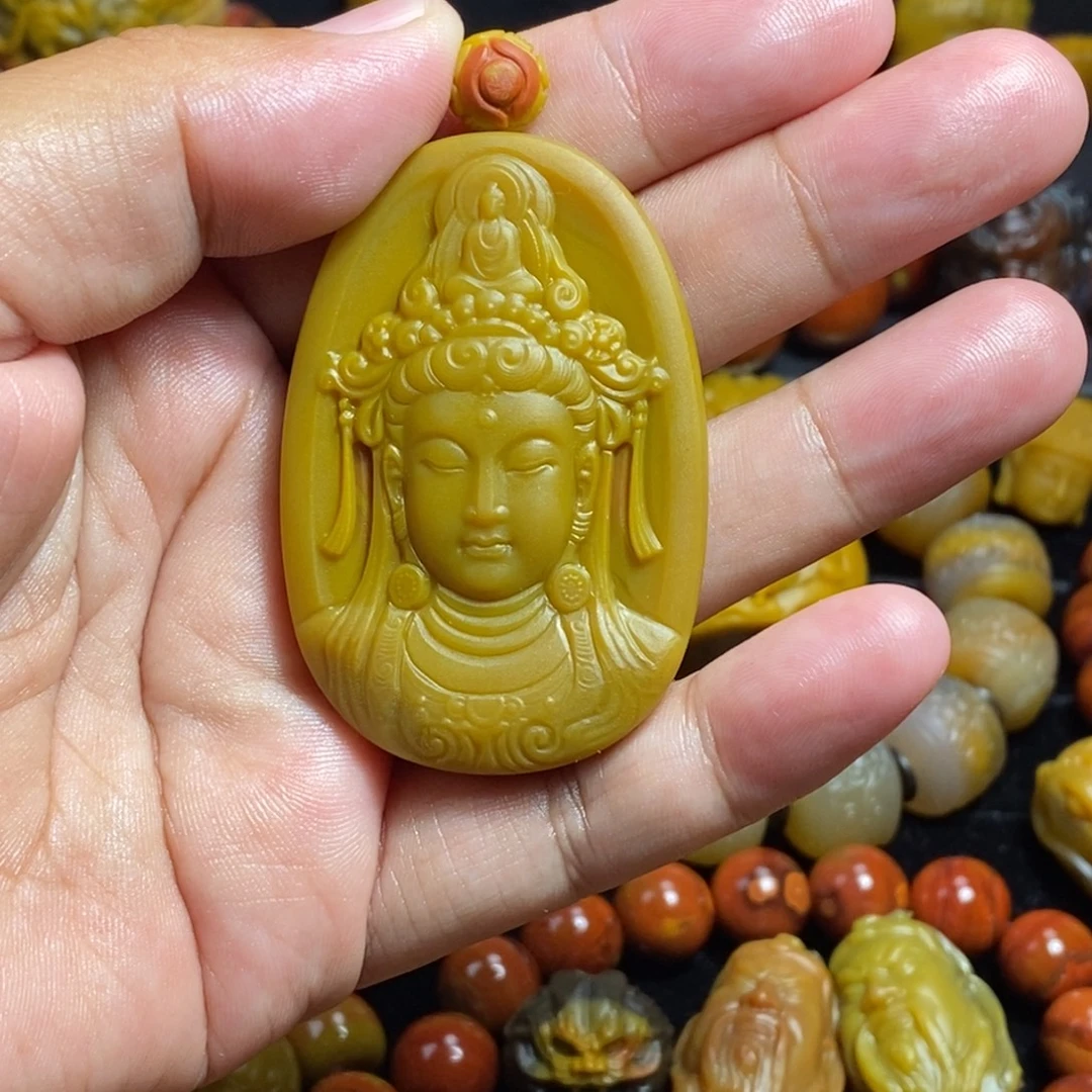 瓦***家未镶嵌玛瑙/玉髓珠宝半成品战国红