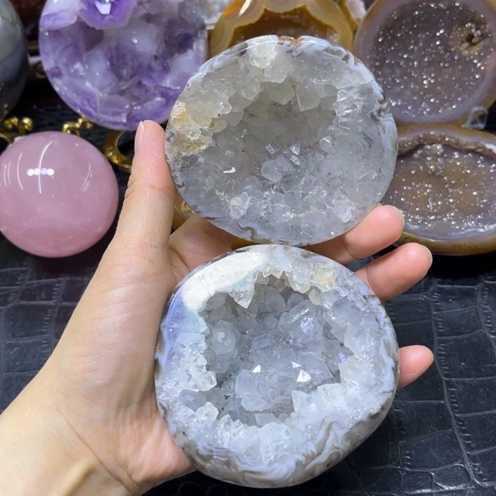 未镶嵌发饰水晶福利白晶盆