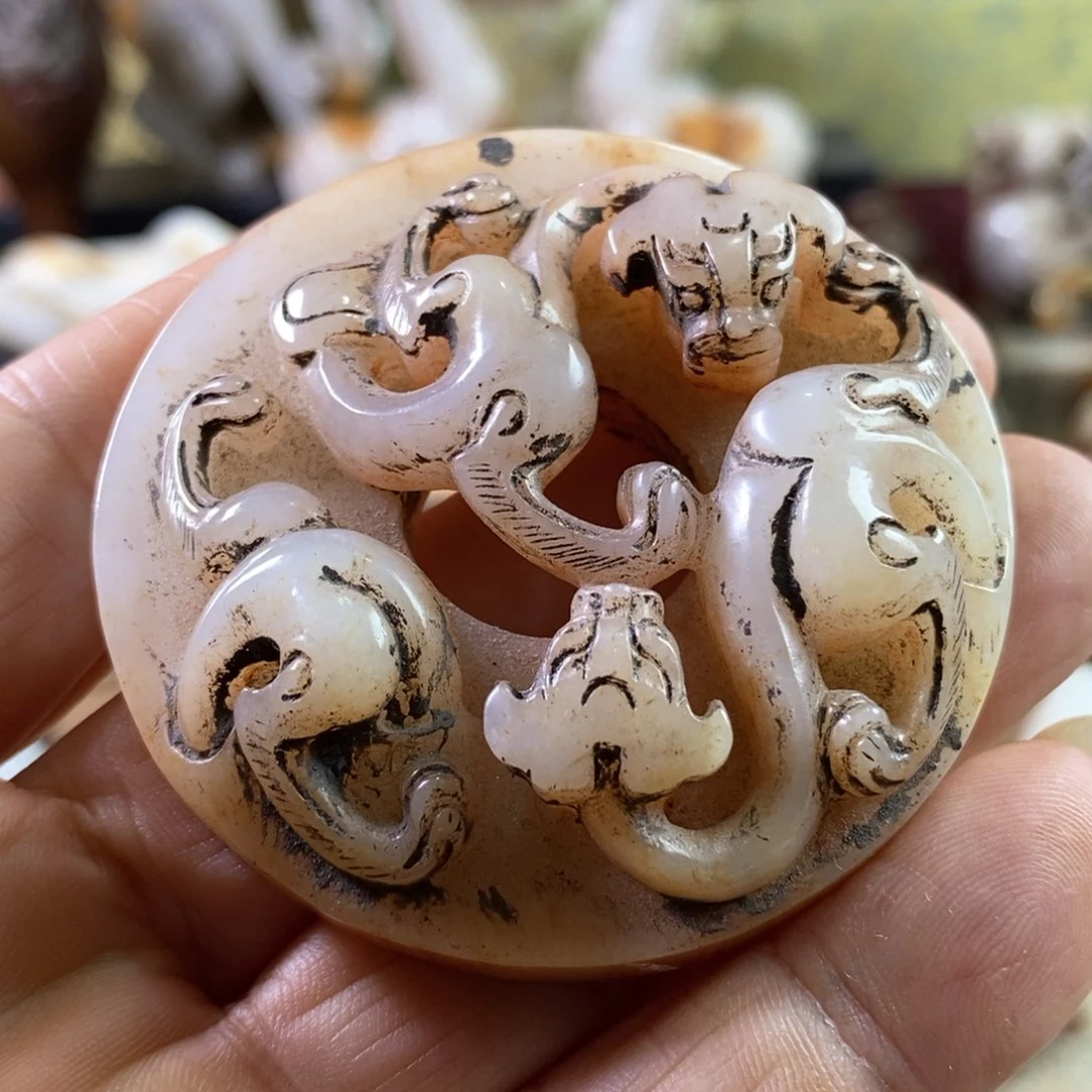 未镶嵌和田玉（糖玉）挂件