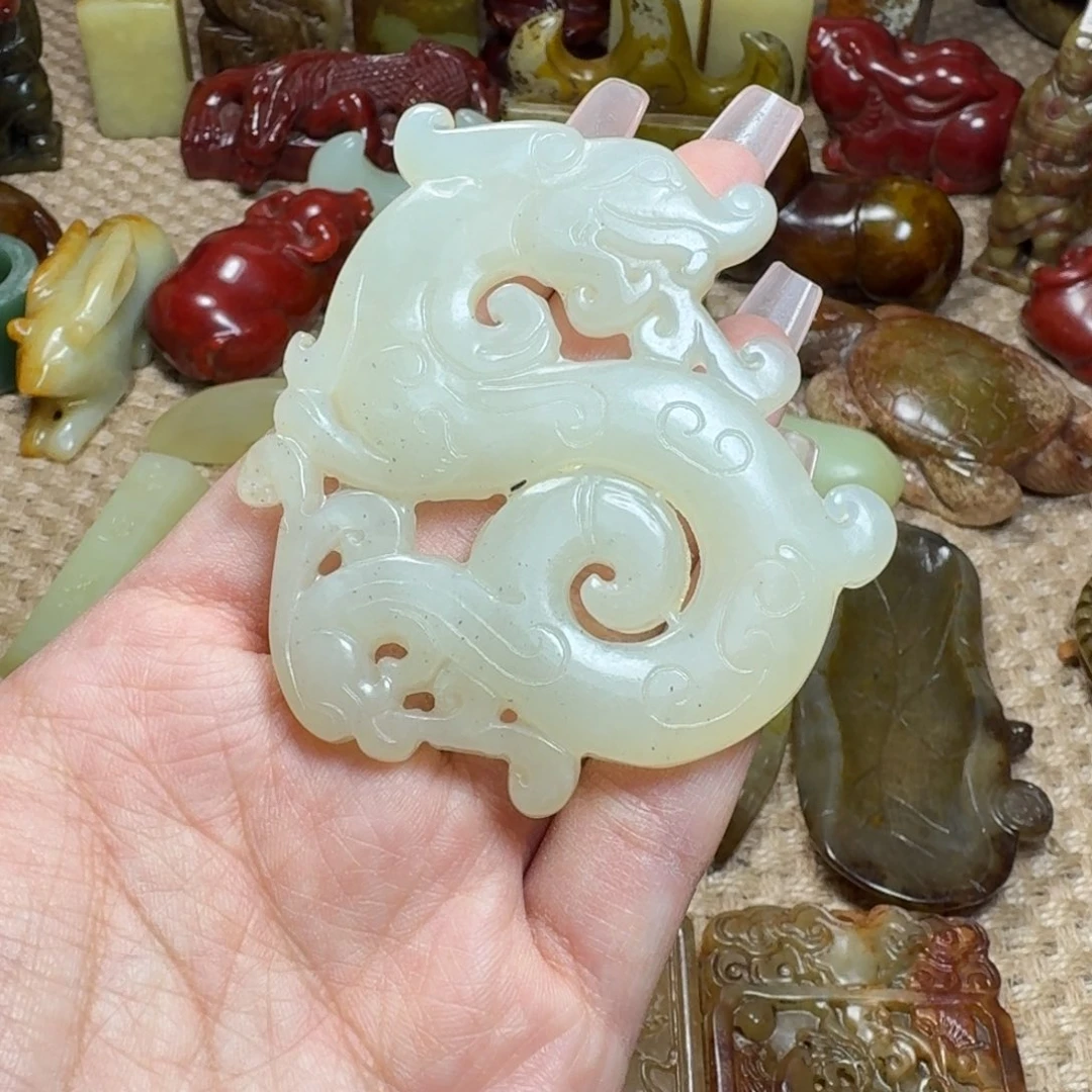 吊坠白玉菩提挂件