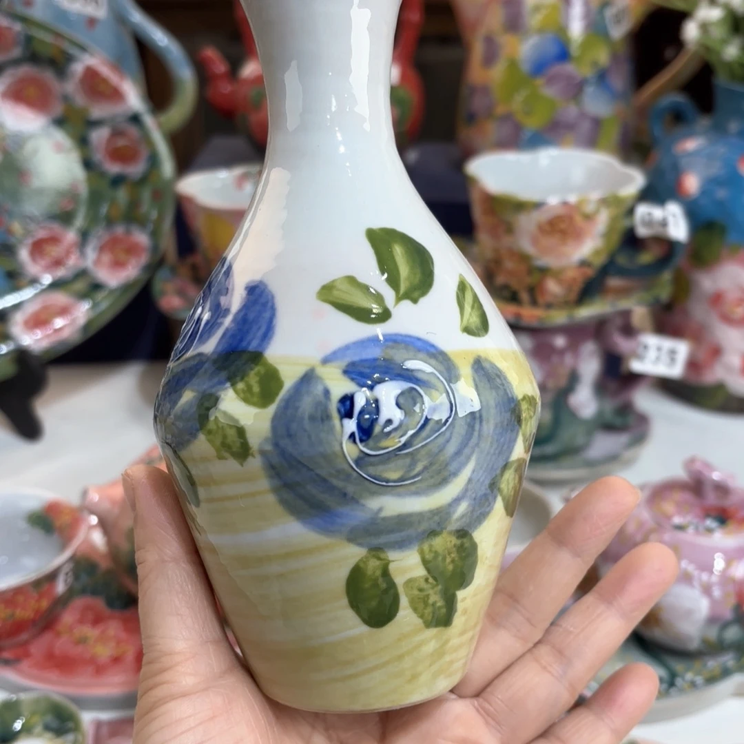 景德镇手绘高温釉下彩陶瓷茶具