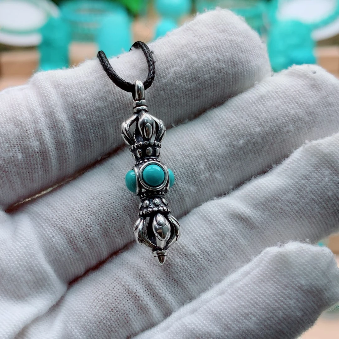 绿松石银S925镶嵌配饰