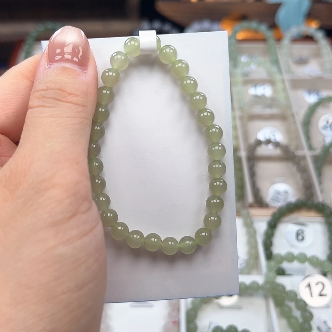 从***屎手串未镶嵌和田玉