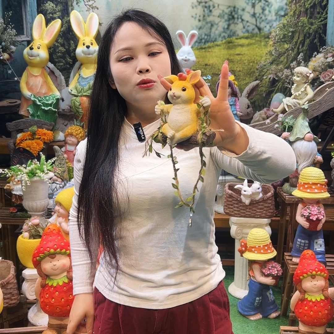 花园摆件红红火火