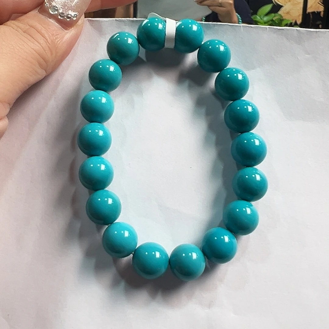 未镶嵌绿松石手串卡10➕