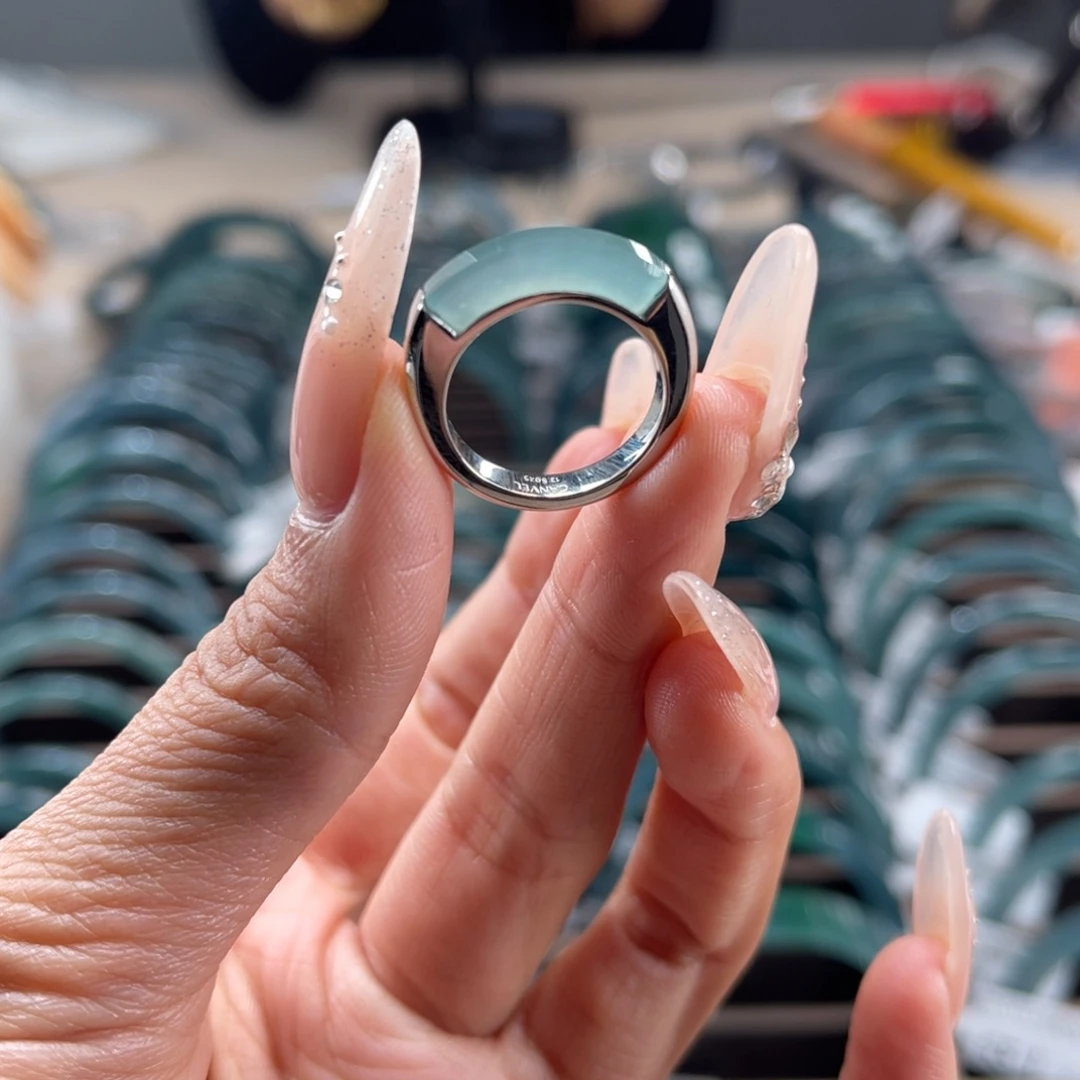 小***.翡翠未镶嵌手镯戒指13