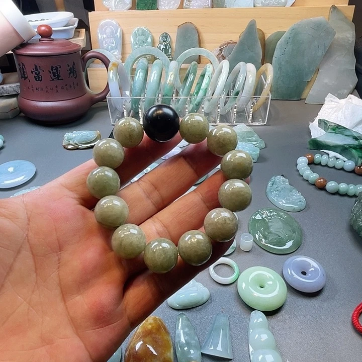 未镶嵌手链翡翠翡翠手串