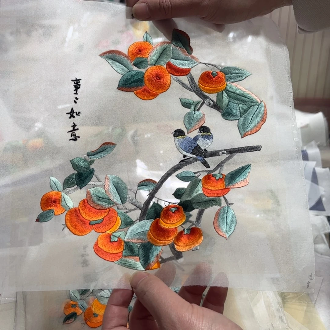 刺绣纯手工制作的一款