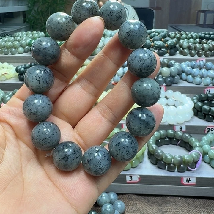 手链未镶嵌和田玉新疆青花卡16