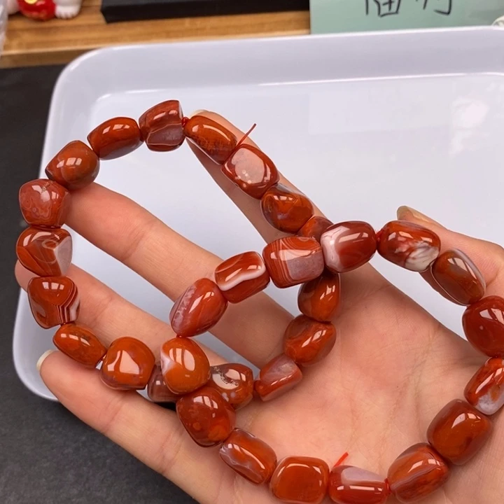 玛瑙/玉髓未镶嵌二选一包浆南红