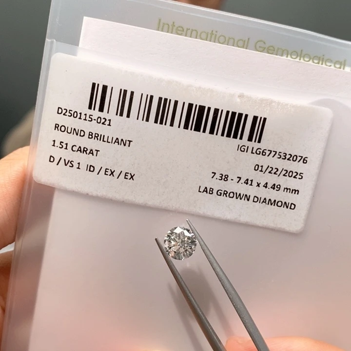 实验室培育钻石裸石未镶嵌