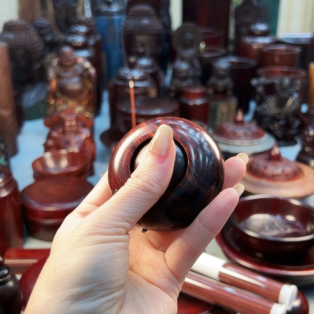 茶***8小叶紫檀印度小叶紫檀手把件