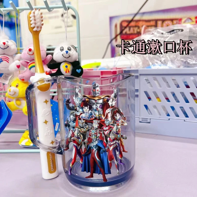 奥特曼卡通刷牙洗漱漱口杯杯子家用宝宝塑料牙刷男孩儿童牙缸可爱