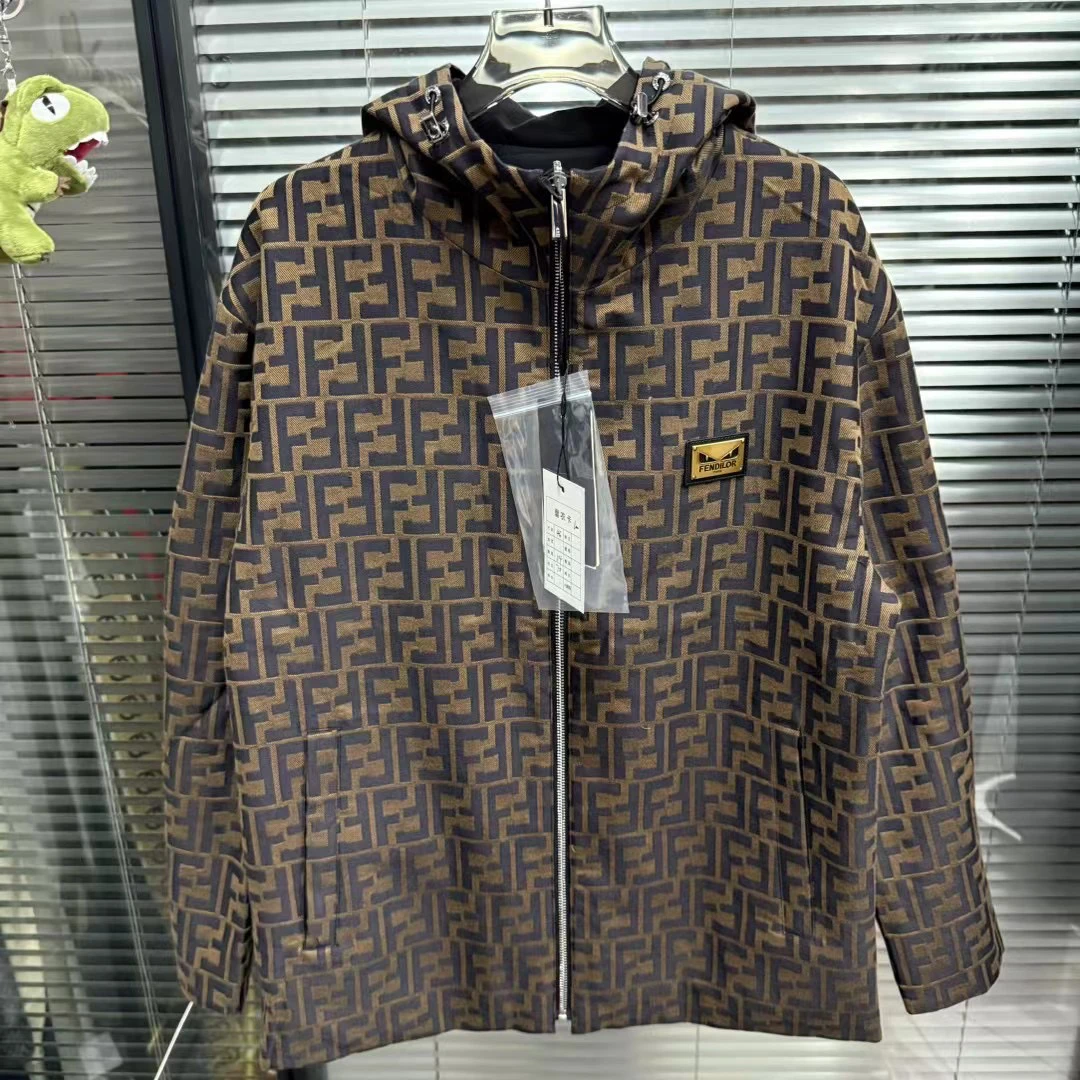 未使用 AMIPARIS Fendi lor 芬迪小怪兽 老花双面夹克外套