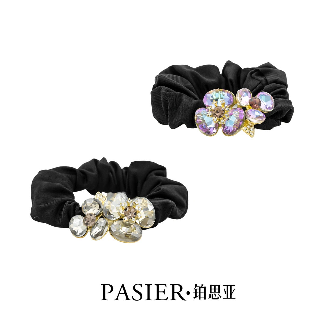 铂思亚    双花朵 韩系时尚百搭发圈 思思专属CC1514