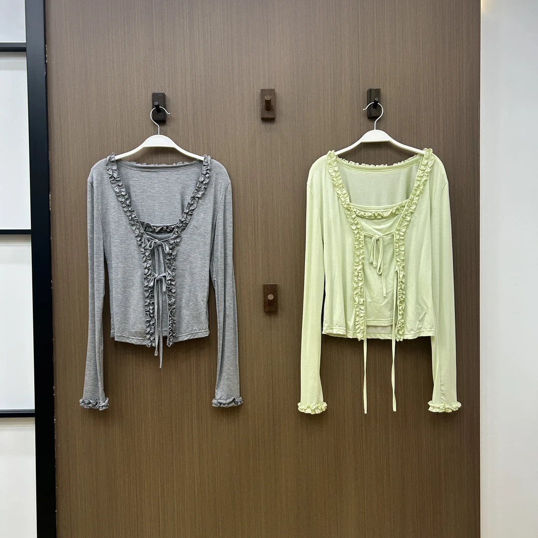 MONA 莱赛尔天丝 超好看绝美吊带开衫修身套装女小个子 夏季新款