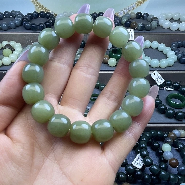 和田玉未镶嵌手链