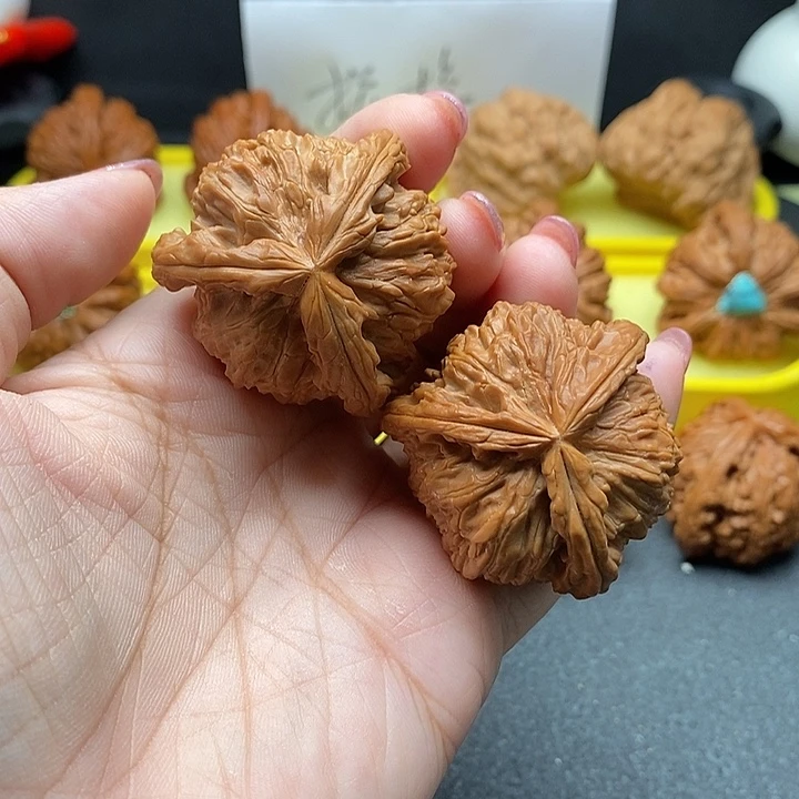 文玩核桃把件40+白狮子