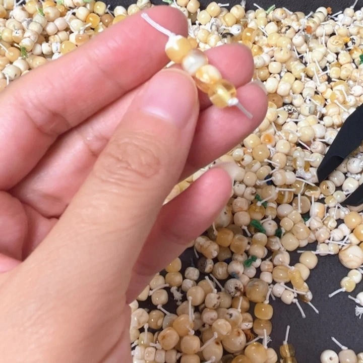 裸石蜜蜡未镶嵌6.2mm一组