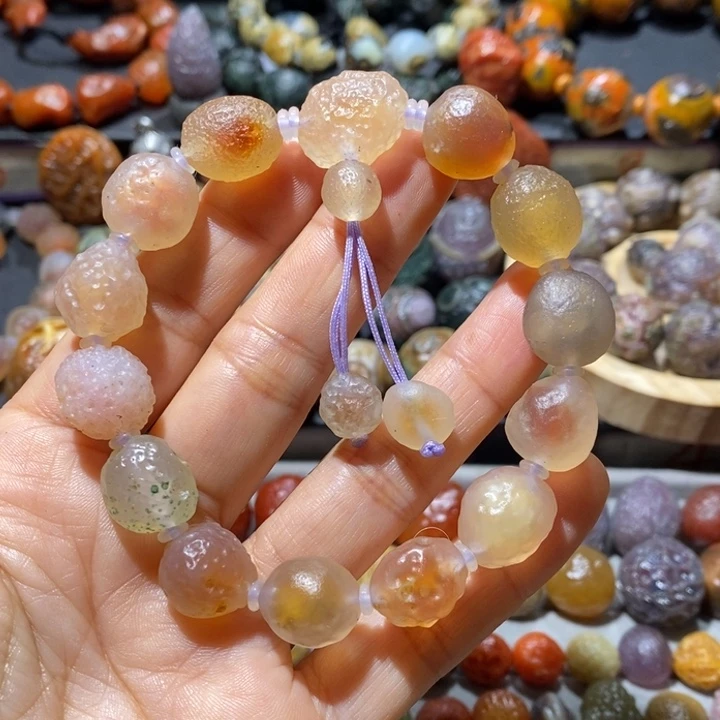 有机玻璃玛瑙原石放漏