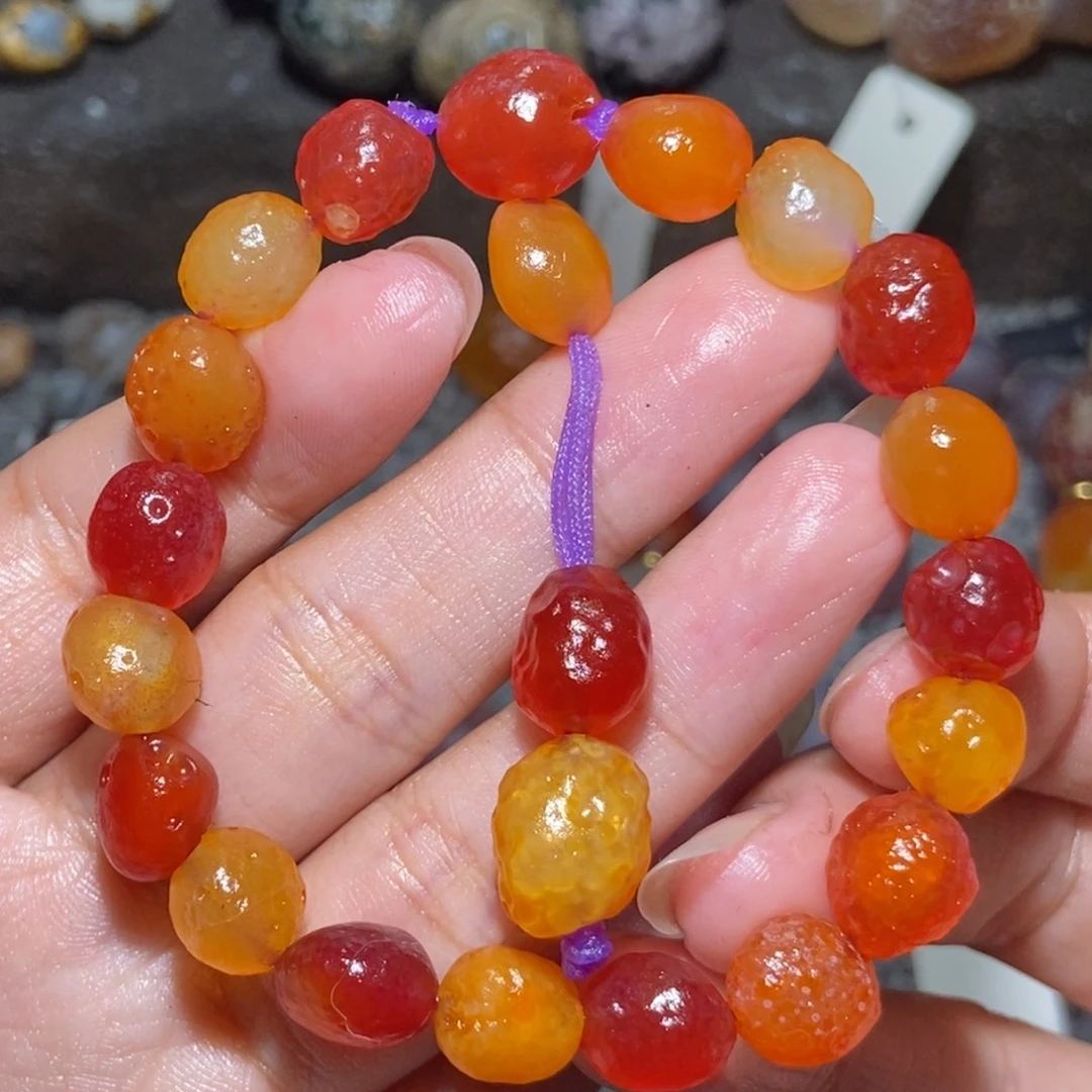 未镶嵌玛瑙/玉髓珠宝半成品