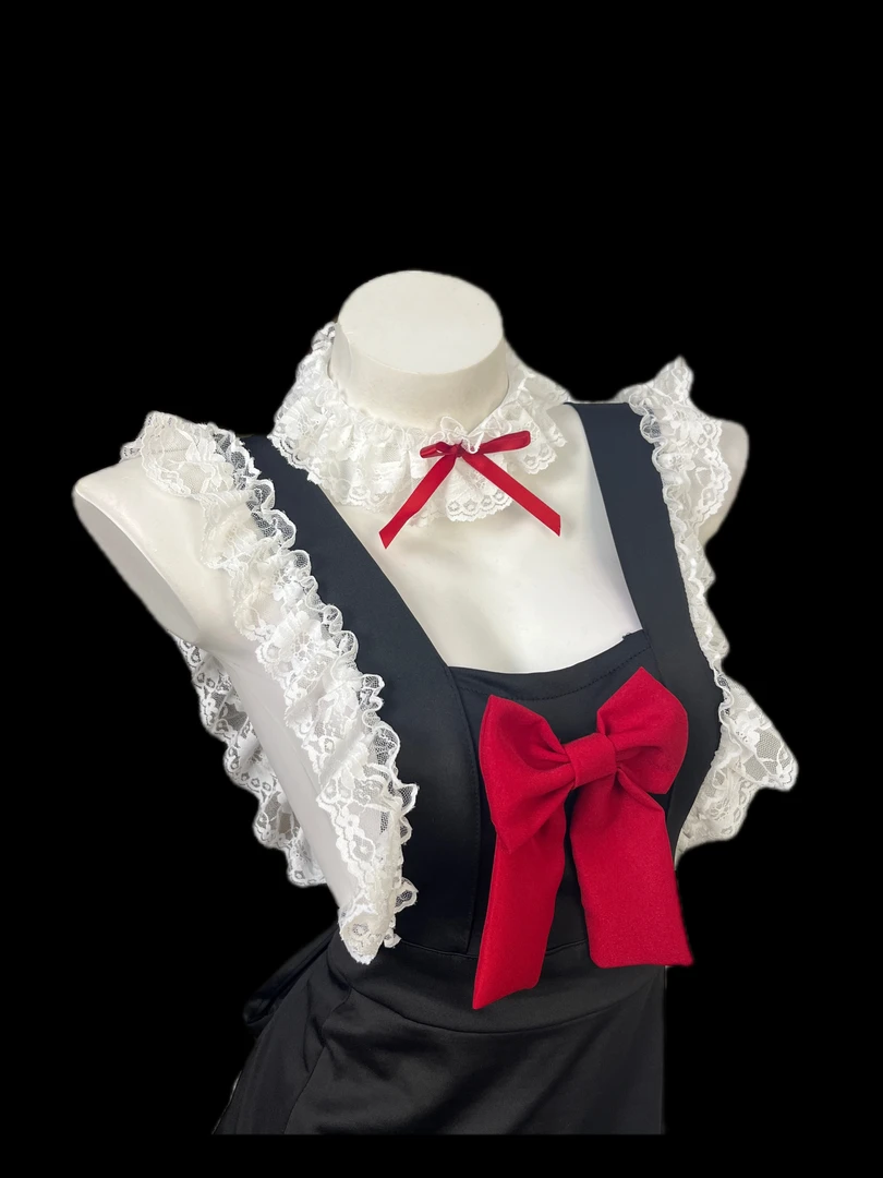 甜心管家【80-200斤】纯欲风cos万圣节法式甜美少女厨娘软蕾丝睡裙