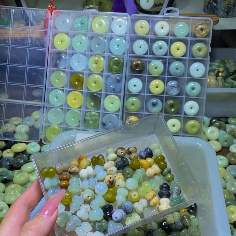 【闪购商品】蛇纹石玉其他合金青*10