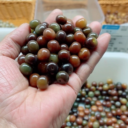 吊坠白玉菩提瑕疵12-9敦煌苹果120颗