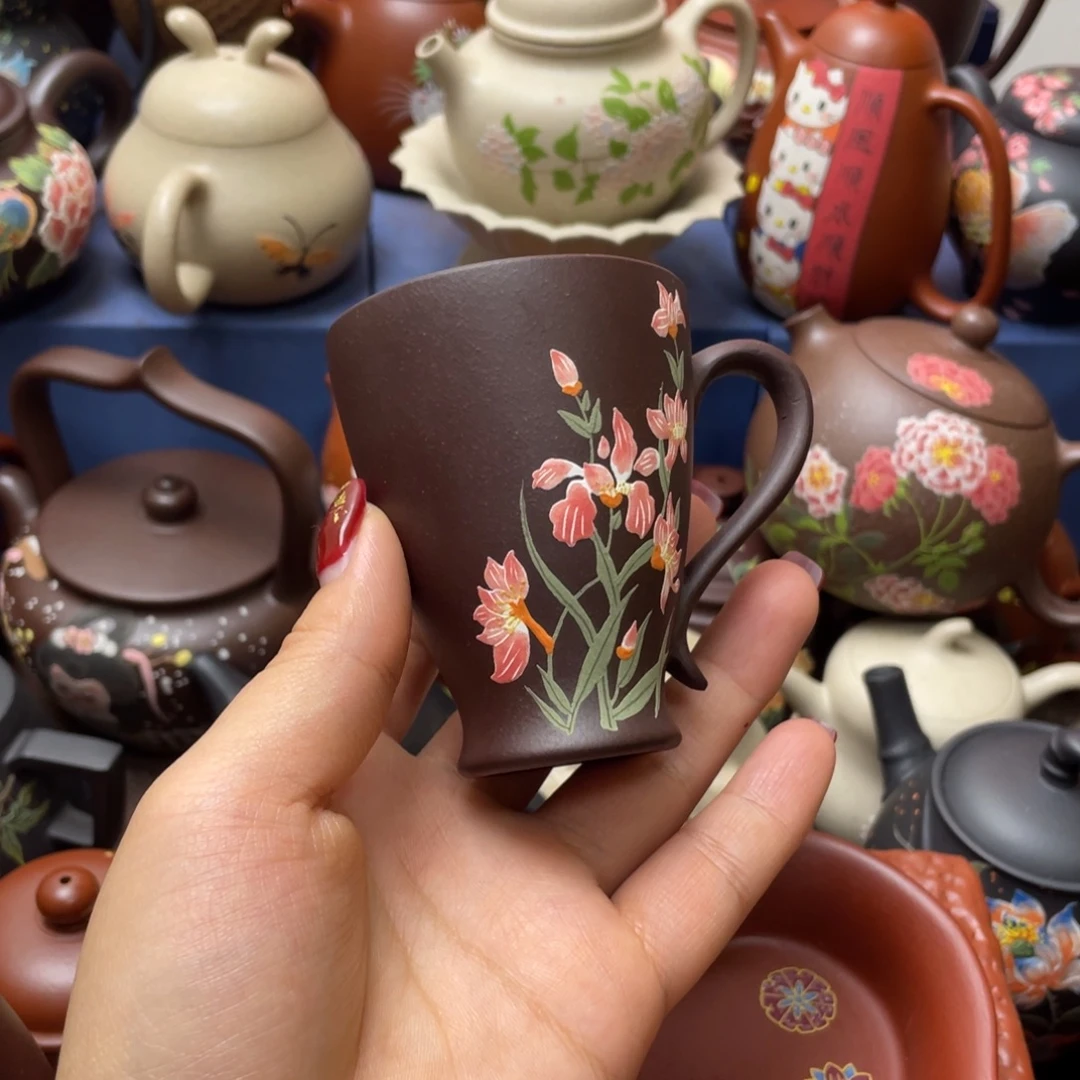 紫砂茶杯紫砂主人杯100cc