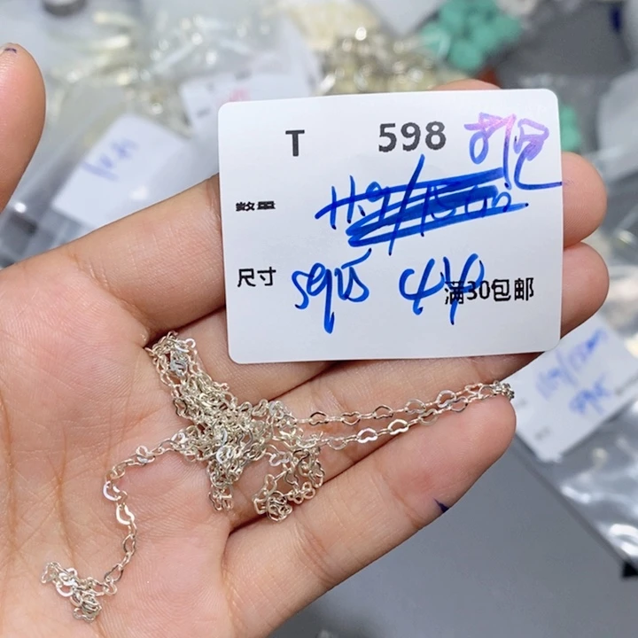 银S925镶嵌颈饰水晶y*T598