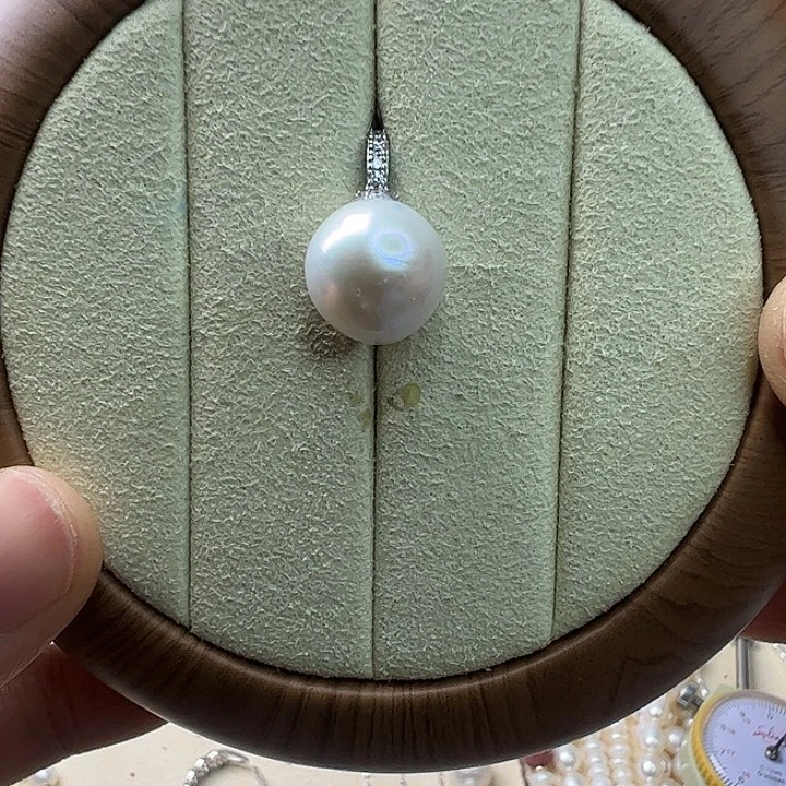 淡水珍珠未镶嵌吊坠(不含链)12.5mm
